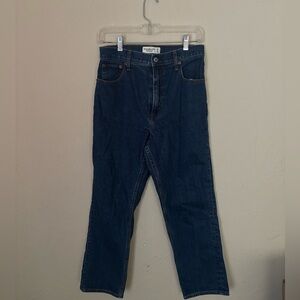 A&F DARK WASH JEANS